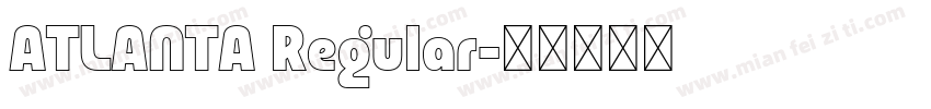 ATLANTA Regular字体转换